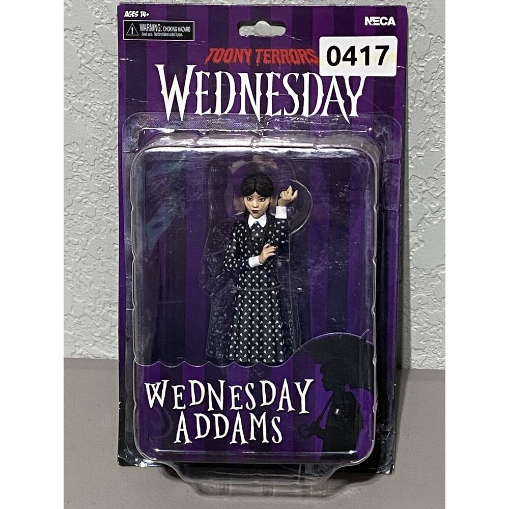 NECA WEDNESDAY ADDAMS FAMILY 6" TOONY TERRORS FIGURE MGM 2022 NEW IN PACKAGE